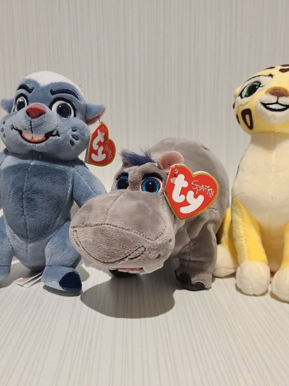 Set of 3 TY Beanie Babies from Disney Lion Guard Movie New with Tags